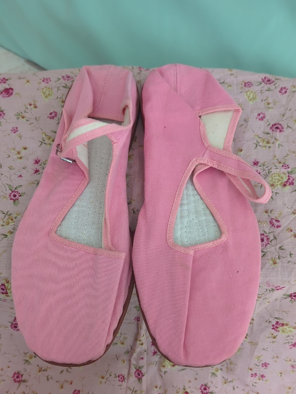 Cute 80's Style Ballet Flat Shoes Size 10-11 New